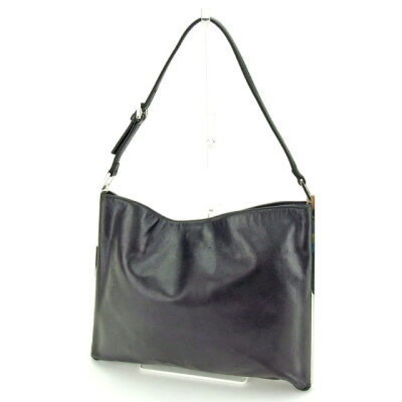 FENDI Shoulder Bag Black Leather - Picture 1 of 6
